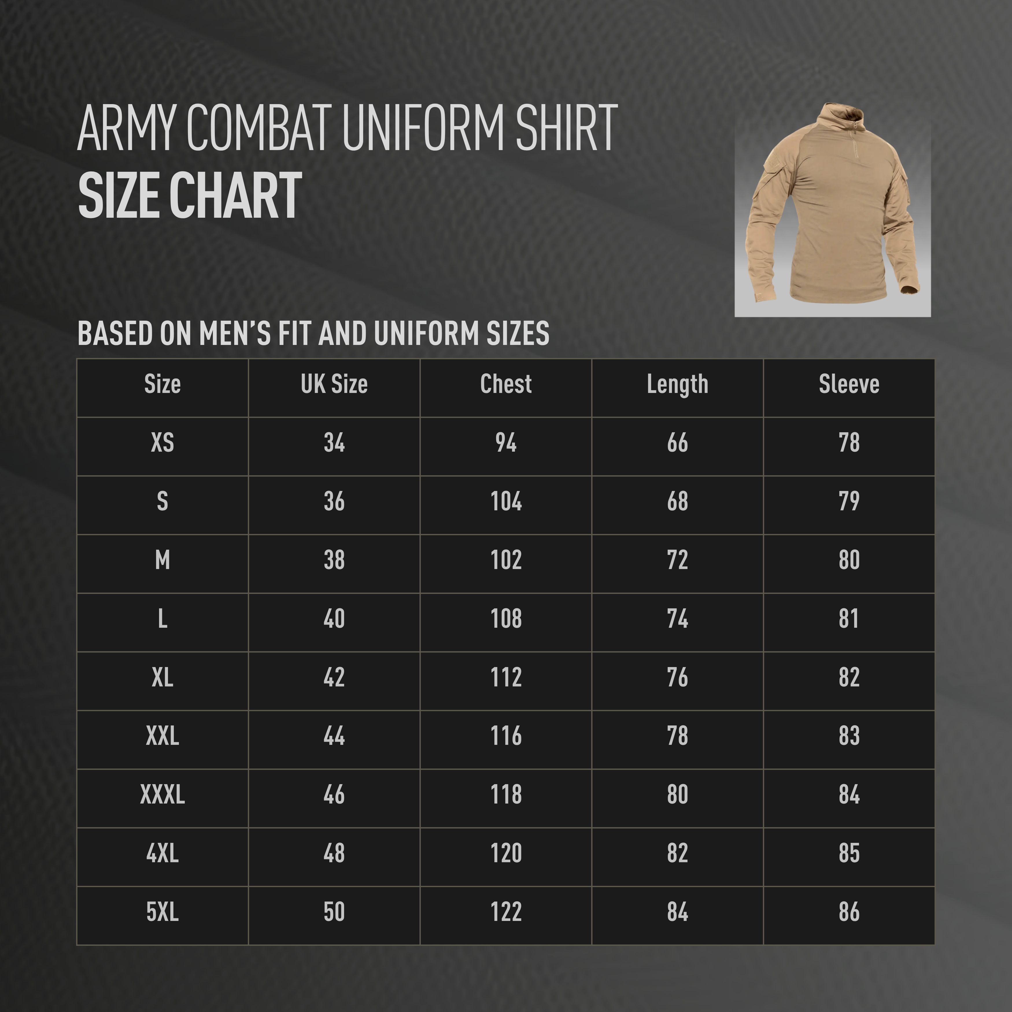 Uniform Tactical ACU Style Shirts