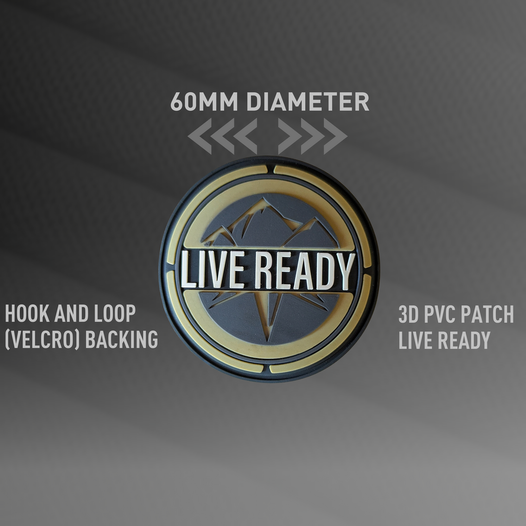 LIVE READY PVC VELCRO PATCH